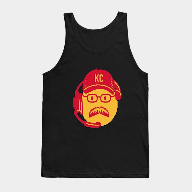 andy reid frozen Mustache Tank Top by l designs